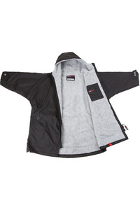 2023 Dryrobe Advance Junior Long Sleeve Changing Robe V3 KSLSDA - Black / Grey